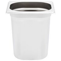 Gastronormbakken 8 st GN 1/6 200 mm roestvrij staal 5