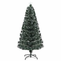 Kunstkerstboom met decoratieve touwlichten Groen 120 cm PVC 3