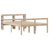 Seniorenbed met hoofdbord massief grenenhout 140x190 cm 3