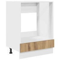 Ovenkast Riga artisanaal eikenkleurig 60 x 46 x 81.5 cm 2