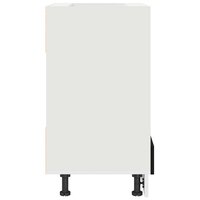 Ovenkast Riga Zwart eiken 60 x 46 x 81.5 cm Bewerkt hout 6