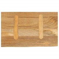 Tafelblad met natuurlijke rand 40x30x2,5 cm massief mangohout 5