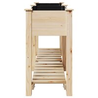 Tuin Bloempot Beige 161 x 43 x 76.5 cm Massief vurenhout 6