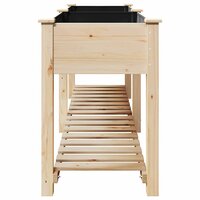 Tuin Bloempot Beige 203 x 53 x 76.5 cm Massief vurenhout 6