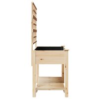 Tuin Bloempot Beige 115 x 60.5 x 153 cm Massief vurenhout 6