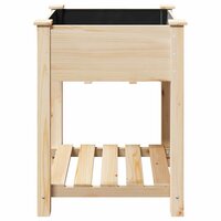 Tuin Bloempot Beige 60.5 x 60 x 76.5 cm Massief vurenhout 5