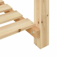 Tuin Bloempot Beige 90 x 90 x 76.5 cm Massief vurenhout 9