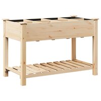 Tuin Bloempot Beige 115 x 59 x 76.5 cm Massief vurenhout 7