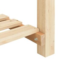 Tuin Bloempot Beige 115 x 59 x 76.5 cm Massief vurenhout 9