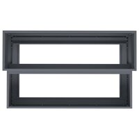 Tuin Bloempot Antraciet 100 x 60 x 45 cm Staal 8