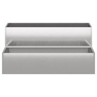 Tuin Bloempot Zilver 100 x 60 x 45 cm Roestvrij staal 5