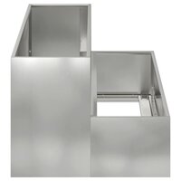 Tuin Bloempot Zilver 100 x 60 x 45 cm Gegalvaniseerd staal 7