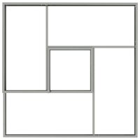 Tuin Bloempot Zilver 100 x 100 x 50 cm Gegalvaniseerd staal 8