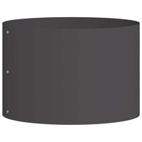 Tuin Bloempot Zwart 30 x 30 x 20 cm Staal 2