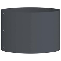 Tuin Bloempot Antraciet 30 x 30 x 20 cm Staal 2