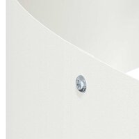 Tuin Bloempot Wit 90 x 90 x 20 cm Staal 9