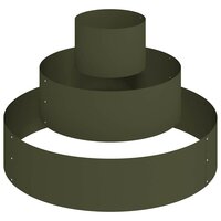 Tuin Bloempot Olijfgroen 90 x 90 x 20 cm Staal 2