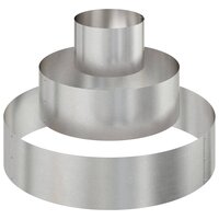 Tuin Bloempot Zilver 90 x 90 x 20 cm Roestvrij staal 2