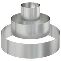 Tuin Bloempot Zilver 90 x 90 x 20 cm Gegalvaniseerd staal 2