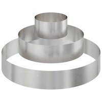 Tuin Bloempot Zilver 120 x 120 x 20 cm Roestvrij staal 2