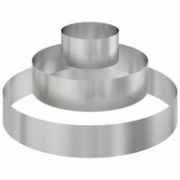 Tuin Bloempot Zilver 120 x 120 x 20 cm Gegalvaniseerd staal 2