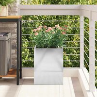 Tuin Bloempot Zilver Roestvrij staal 4