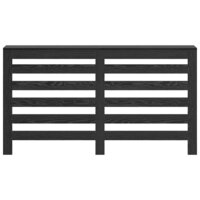 Radiatorafdekking Zwart Eiken 149 x 20 x 82 cm 4