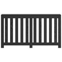 Radiatorafdekking Zwart Eiken 149 x 20 x 82 cm 4