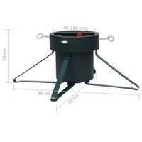 Kerstboomstandaard 46x46x19 cm zwart 7