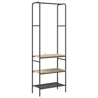 Kledingrek met planken Anders Sonoma eiken 60 x 30 x 171 cm 2