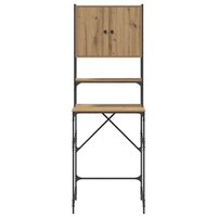 Wasmachinekast artisanaal eikenkleurig 68 x 48,5 x 194 cm 6