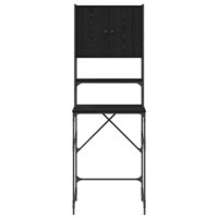 Wasmachinekast Zwart eiken 68 x 48,5 x 194 cm 6