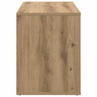 Schoenenrek met plank artisanaal eikenkleurig 75 x 35 x 45 cm 6