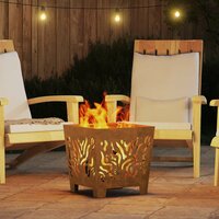 Vuurkorf Bruin 40 x 40 x 40 cm Cortenstaal 4