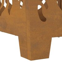 Vuurkorf Bruin 40 x 40 x 40 cm Cortenstaal 9