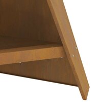 Vuurkorf Bruin 58 x 40 x 100 cm Cortenstaal 8