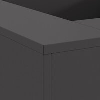 Vuurkorf Zwart 80 x 80 x 40 cm Koudgewalst staal 7