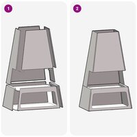 Vuurkorf Zwart 60 x 35 x 100 cm Koudgewalst staal 9