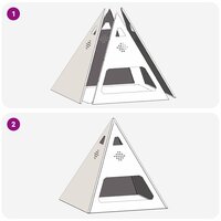 Vuurkorf Zwart 50 x 50 x 51 cm Koudgewalst staal 7