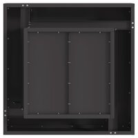 Vuurkorf Zwart 60 x 60 x 30 cm Koudgewalst staal 9