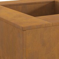 Vuurkorf Bruin 80 x 80 x 40 cm Cortenstaal 8