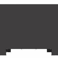 Vuurkorf Zwart 60 x 60 x 30 cm Koudgewalst staal 9