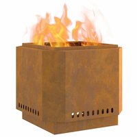 Vuurkorf Brown 58 x 58 x 51 cm Weathering steel 3
