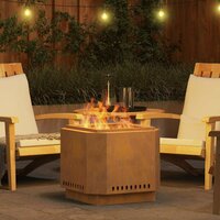 Vuurkorf Brown 58 x 58 x 51 cm Weathering steel 4