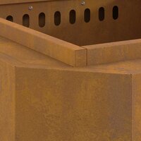 Vuurkorf Brown 58 x 58 x 51 cm Weathering steel 8