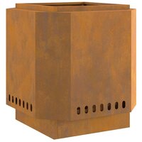Vuurkorf Brown 48 x 48 x 51 cm Weathering steel 2