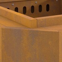 Vuurkorf Brown 48 x 48 x 51 cm Weathering steel 8