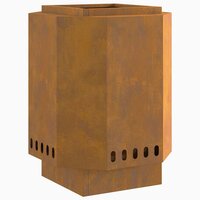 Vuurkorf Brown 38 x 38 x 51 cm Weathering steel 2