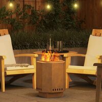 Vuurkorf Brown 38 x 38 x 51 cm Weathering steel 4