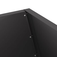 Vuurkorf Zwart 50 x 50 x 100 cm Koudgewalst staal 8